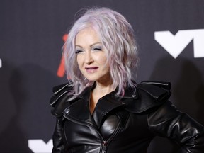 Cyndi Lauper attends the 2021 MTV Video Music Awards at Barclays Center on September 12, 2021 in the Brooklyn borough of New York City. (Photo by Jason Kempin/Getty Images)