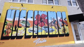 The Kissimmee mural in downtown Kissimmee. SARA SHANTZ PHOTO