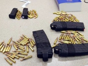 ammunition and clips belonging to Diego Barajas-Medina