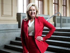 Ontario Liberal Party Leader Bonnie Crombie poses for a photograph at Queen's Park in Toronto on Wednesday, December 20, 2023