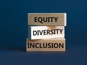 Diversity equity inclusion symbol.