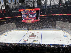 The NHL all-star game attracted a sell-out crowd at Scotiabank Arena in Toronto. IAN SHANTZ/TORONTO SUN