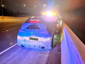 The OPP say a Toronto driver was clocked going more than twice the speed limit on the QEW in Burlington this week.