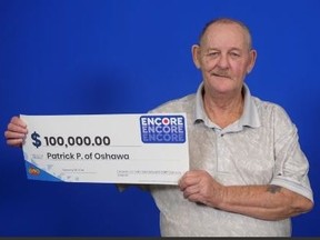 Lottery winner Patrick Patton