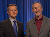 Jeopardy! host Ken Jennings and Ray Lalonde.