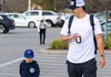 Blue Jays reliever Erik Swanson with son Toby in an image posted to his Instagram on Feb. 13, 2024.