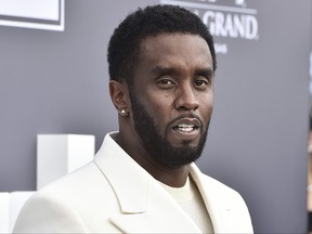 Music mogul and entrepreneur Sean "Diddy" Combs arrives at the Billboard Music Awards, May 15, 2022, in Las Vegas.