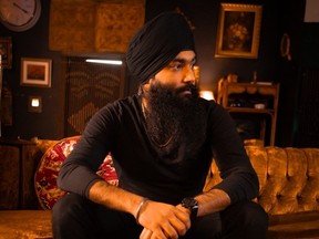 Brampton rapper TJ Grewal proudly wears a turban, representing his Sikh identity and heritage with pride.