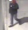 An image from York Regional Police of a suspect in an arson at a Richmond Hill business on Feb. 4, 2024.