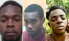 THE SUSPECTS: Ron Mitchell (L), Trevor Robertson (C) and Atiba Stanislaus (R) to the possible murders of the couple. ROYAL GRENADA POLICE