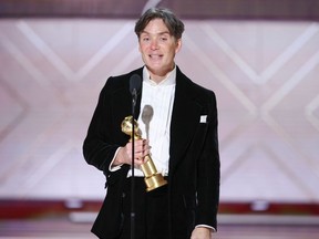 Cillian Murphy at the 81st Annual Golden Globe Awards