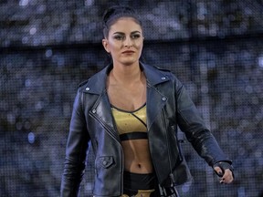 Wrestler Sonya Deville or Daria Berenato is pictured in this photo from the WWE.