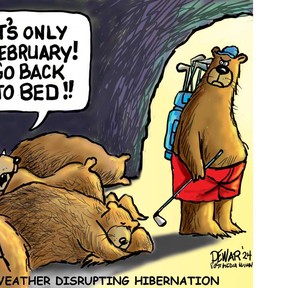 Sue Dewar cartoon for Feb. 27, 2024.