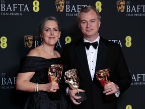 BAFTA - Emma Thomas and Christopher Nolan