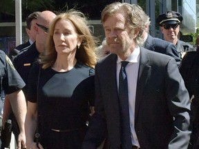 Felicity Huffman - William H Macy - Outside Court - September 19 - GETTY