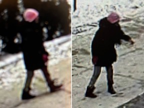 A woman is being sought after a small child was nearly abducted in North Toronto on Saturday.