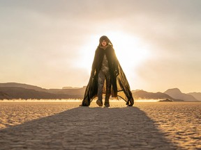Timothee Chalamet as Paul Atreides in “Dune: Part Two.”