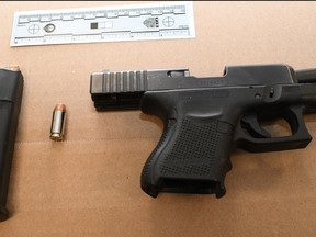 A firearm seized by Toronto Police.