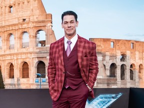 John Cena attends the premiere of "Fast X" in Rome.