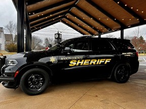 Mason County Sheriff’s Office cruiser.