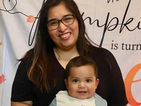Giovanna Cabrera, 31, and her one-year-old son died in a house fire in Houston.