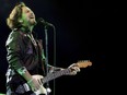 Pearl Jam's lead vocalist Eddie Vedder performs in concert in Sao Paulo, Brazil on Nov. 3, 2011.