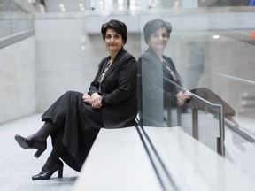 Patricia Kosseim, Ontario's information and privacy commissioner, poses for a portrait in Toronto, Wednesday, Jan. 24, 2024.
