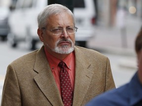 Michael Geilenfeld arrives at U.S. Bankruptcy Court