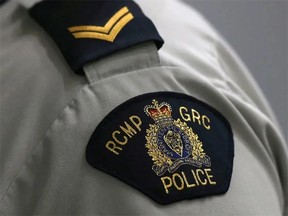 Um oficial da RCMP.