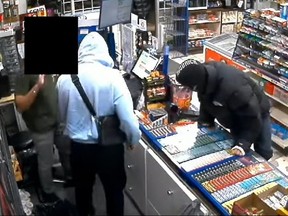 Toronto Police have charged four men in eight separate retail robberies between Jan. 18 and Feb. 2.