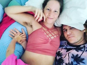 Mati Roy is pictured with his wife Carissa Cassiel.