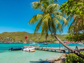 The colourful waters of St. Vincent and the Grenadines