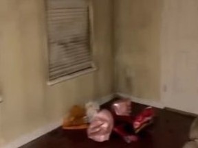 Screenshot of mess left behind by tenants of basement rental.