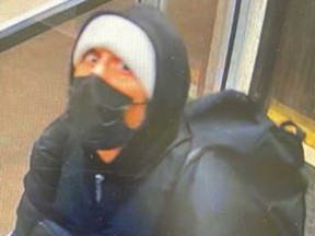 Toronto Police are seeking this man in a suspected hate-motivated threat allegedly made towards a TTC bus driver on Dec. 16