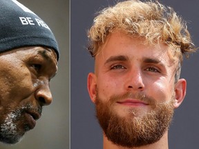 Mike Tyson (left) and Jake Paul will fight in a boxing match on July 20.