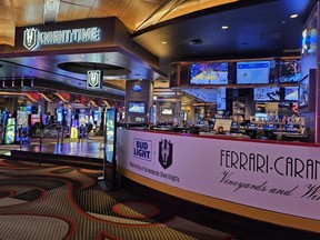 Exterior of Knight Time Hockey Bar,