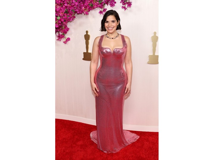 America Ferrera attends the 96th Annual Academy Awards on March 10, 2024 in Hollywood, California.
