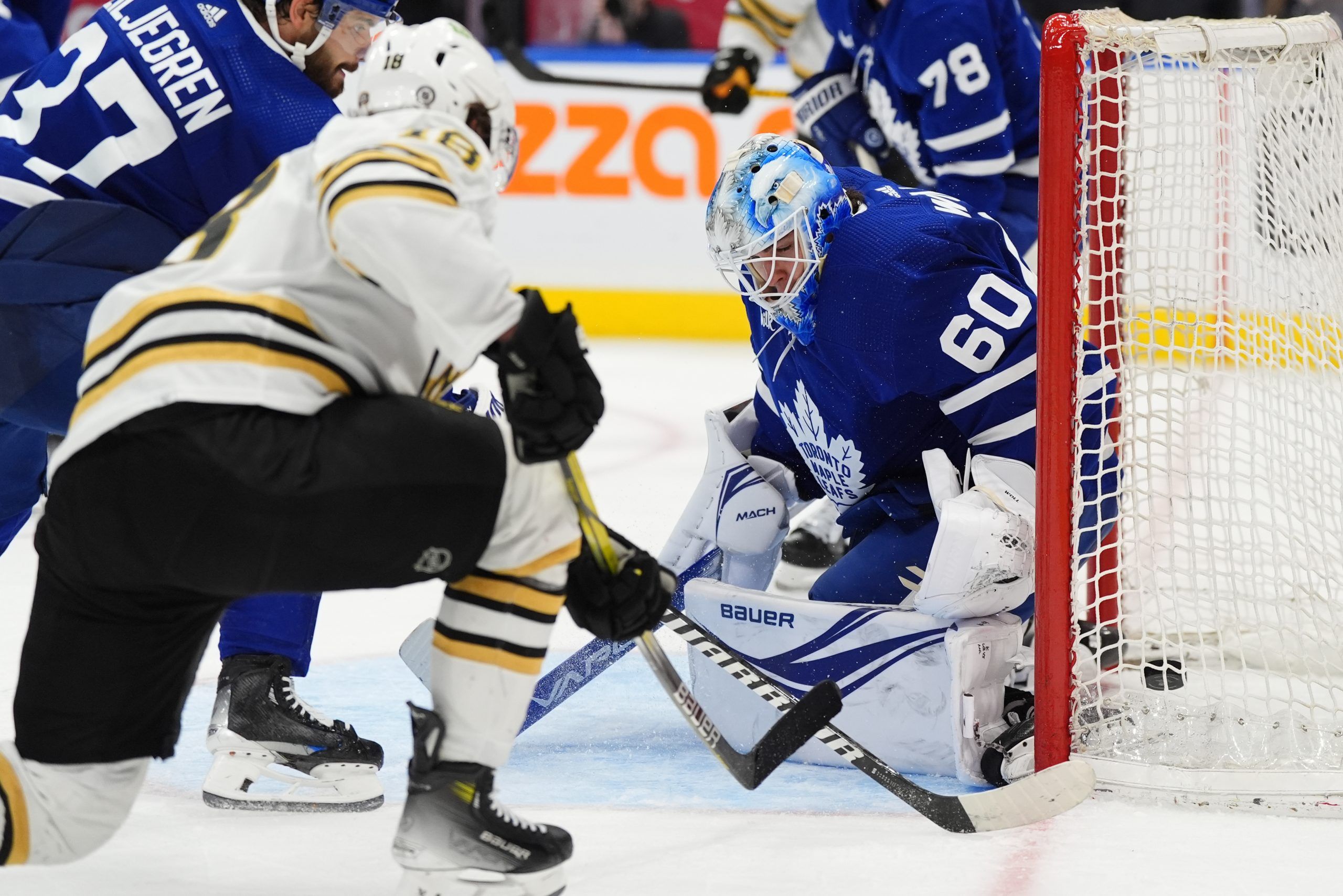 Maple Leafs' Ilya Lyubushkin plays against Bruins after injury