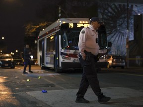 Police respond to a shooting on a SEPTA bus
