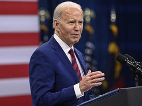 President Joe Biden speaks at an event in Raleigh, N.C., March. 26, 2024.