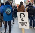 Pro-Palestinian protesters tried unsuccessfully to shut down a Liberal Party event at the King Edward Hotel in Toronto on Friday, March 15, 2024.