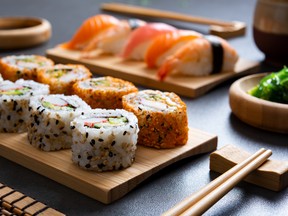 A sushi restaurant in New York City claims it got the raw end of the deal and is suing Wegmans.