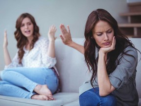 Stress from a sister exacerbates a sibling's anxiety issues.