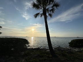 The sun sets in Dunedin. IAN SHANTZ/TORONTO SUN