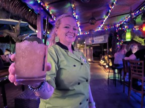 Kimberly Platt is the head chef and co-owner of The Honu tiki bar in Dunedin. IAN SHANTZ/TORONTO SUN