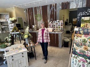 Sharon Runnalls is co-owner of Branching Out Florists in Port Perry and is also a member of the Business Improvement Association. IAN SHANTZ/TORONTO SUN