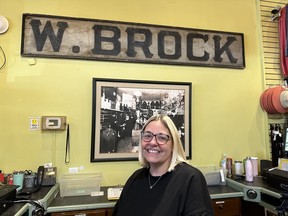 Sisters Juliana and Marina Brock (not shown) are fifth-generation owners of Brock’s store in downtown Port Perry. IAN SHANTZ/TORONTO SUN