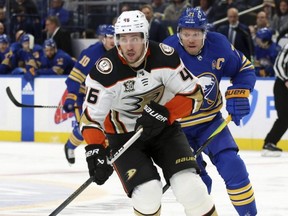 The Ducks traded defenceman Ilya Lyubushkin to the Maple Leafs late Thursday night.