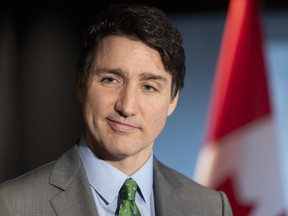 Up close image of Justin Trudeau smiling