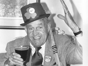 King Clancy toasts St. Patrick's Day